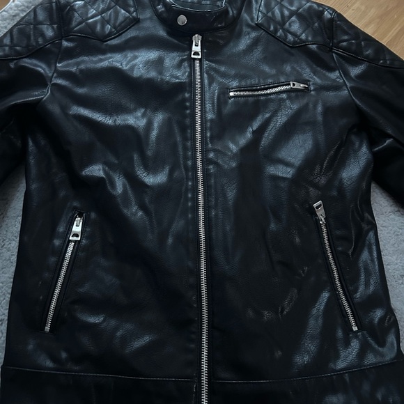 Black Leather Jacket - Picture 1 of 5